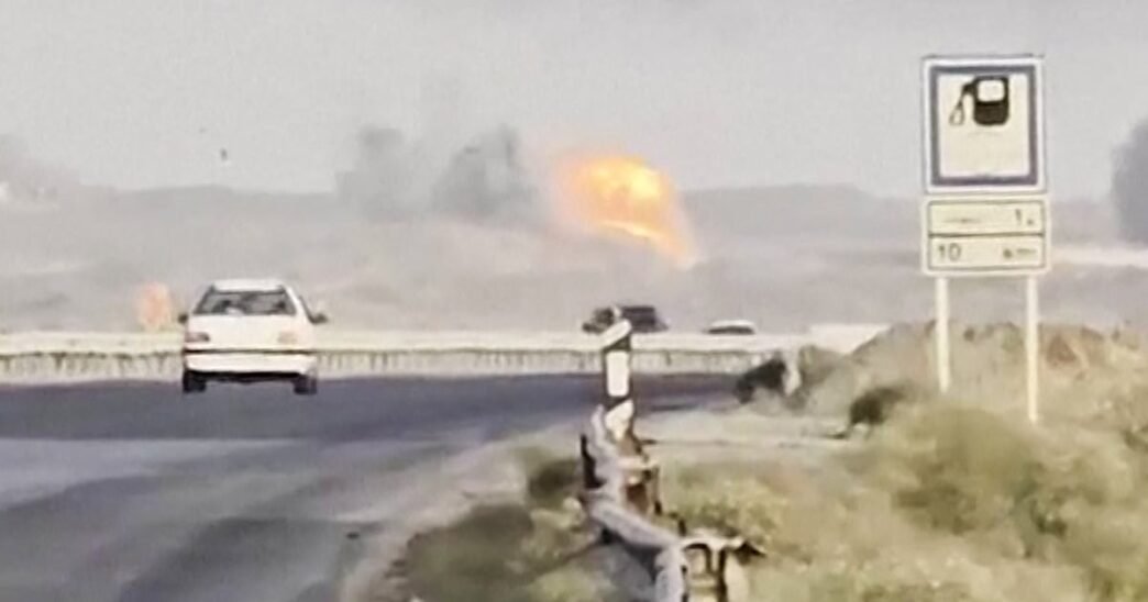 Video shows moment Iran nuclear facility hit by Israeli strikes