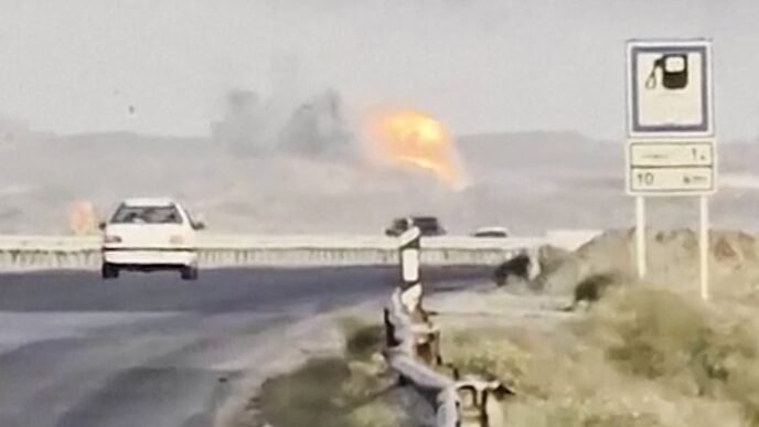 Video shows moment Iran nuclear facility hit by Israeli strikes