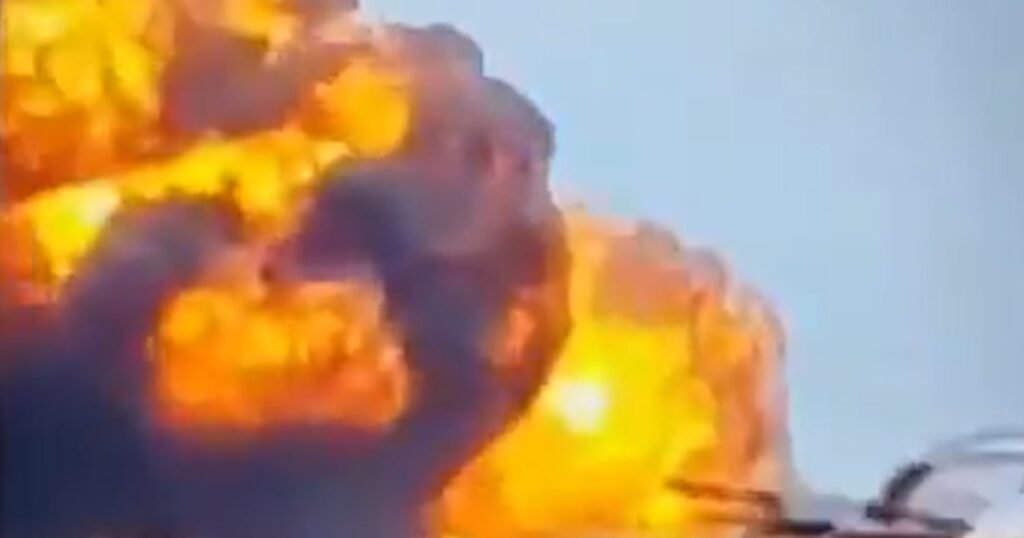 Video shows the moment Air India plane crashes