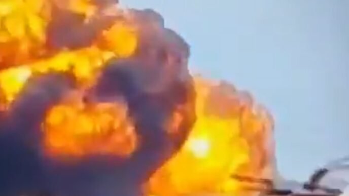 Video shows the moment Air India plane crashes