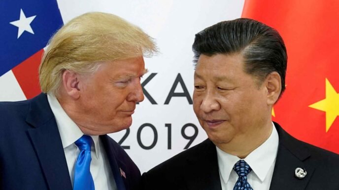 Xi talks with Trump, Chinese media reports