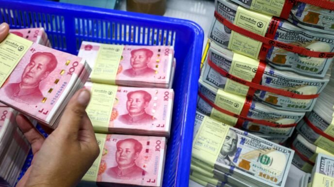 Yuan's quiet sell-off seen helping grow exports beyond US