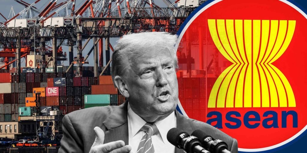 ASEAN hosts key regional meetings as Trump announces new tariffs