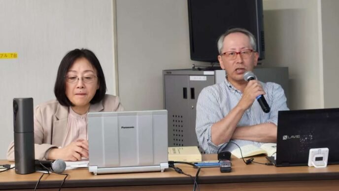 Keiichiro Ichinose, founder of a Japanese civic group, urges the Japanese government to return looted Chinese cultural relics. Photo: courtesy of Keiichiro Ichinose